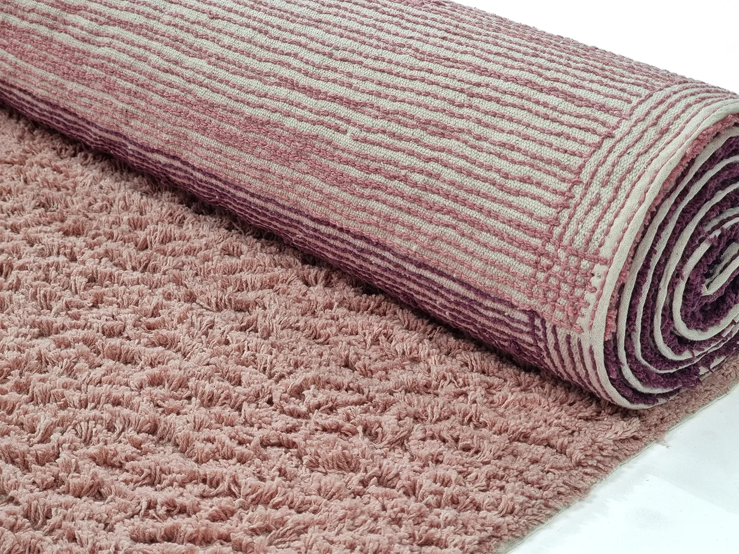 Dywany shaggy - Pione Natural Cotton Shaggy (różowy)