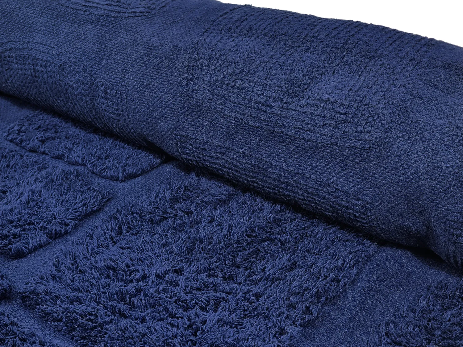 Dywany shaggy - Salem Natural Cotton Shaggy (ciemny niebieski)