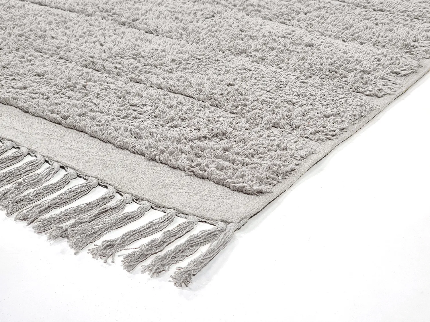 Dywany shaggy - Willow Natural Cotton Shaggy (greige)