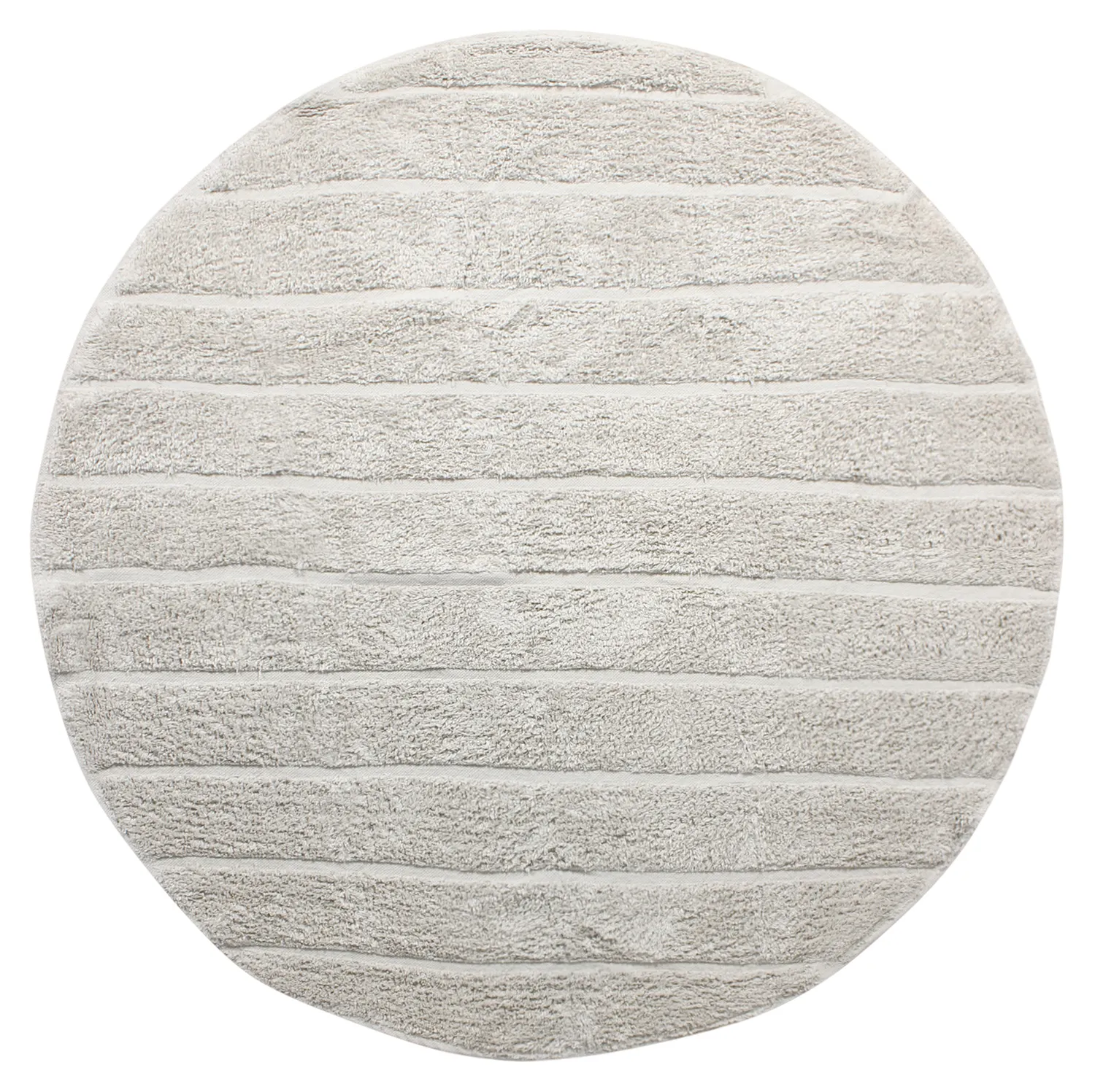 Okrągły dywan - Willow Natural Cotton Shaggy (greige)