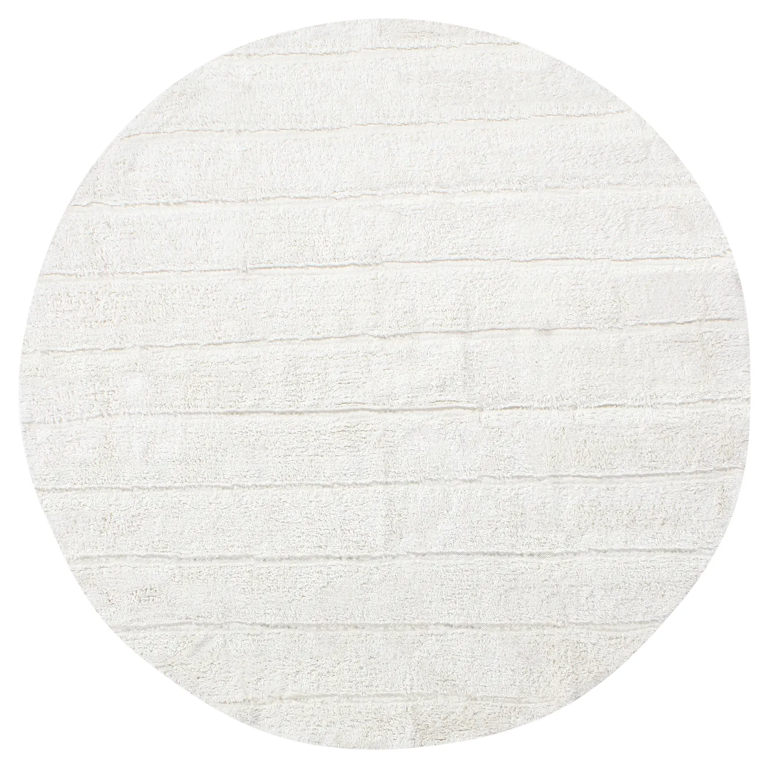 Okrągły dywan - Willow Natural Cotton Shaggy (offwhite)