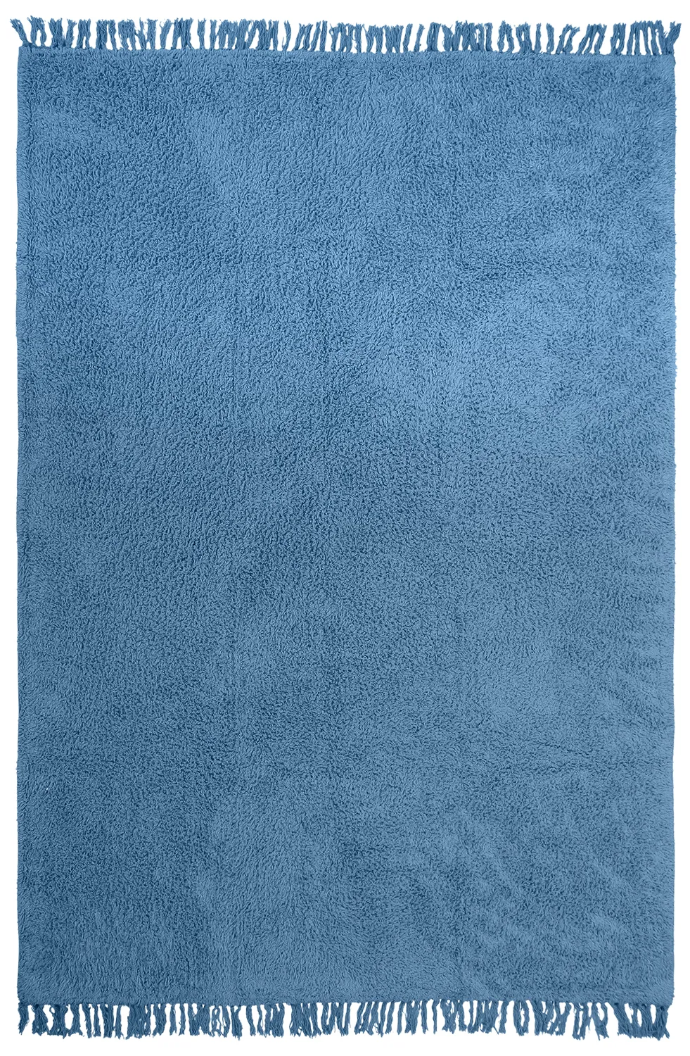 Dywany shaggy - Alba Natural Cotton Shaggy (niebieski)