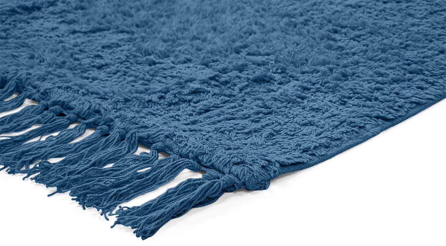 Dywany shaggy - Alba Natural Cotton Shaggy (niebieski)