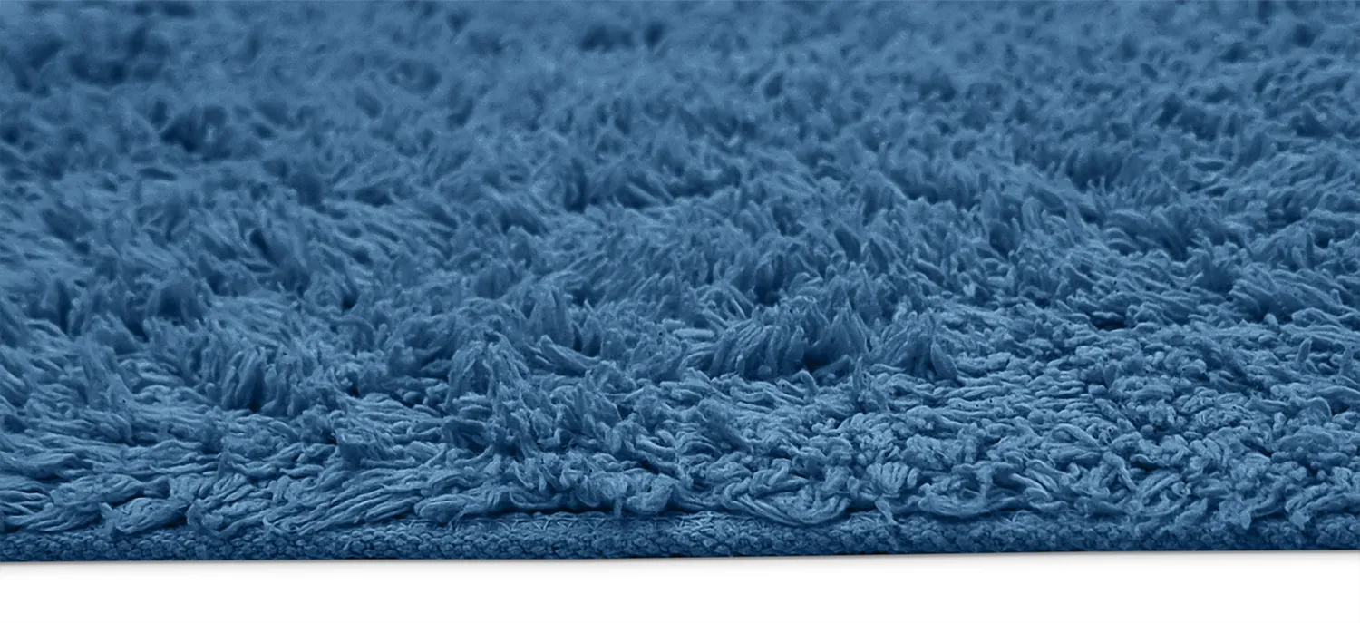 Dywany shaggy - Alba Natural Cotton Shaggy (niebieski)