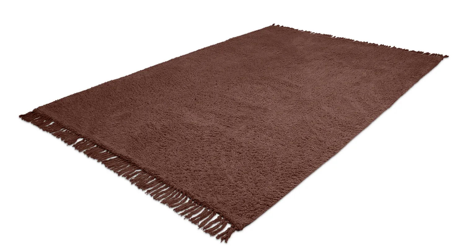 Dywany shaggy - Alba Natural Cotton Shaggy (brązowy)