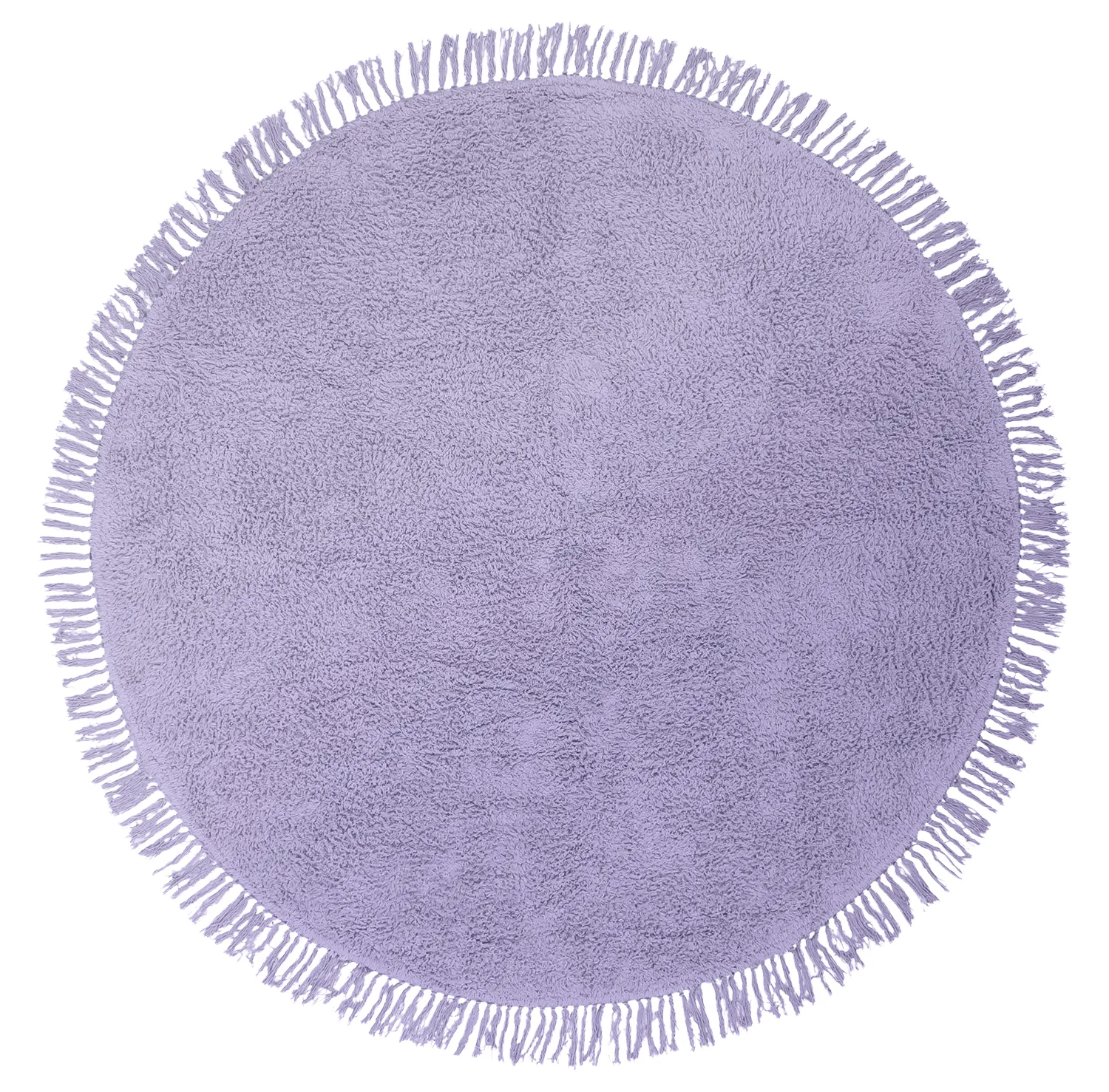 Okrągły dywan - Alba Natural Cotton Shaggy (fioletowy)