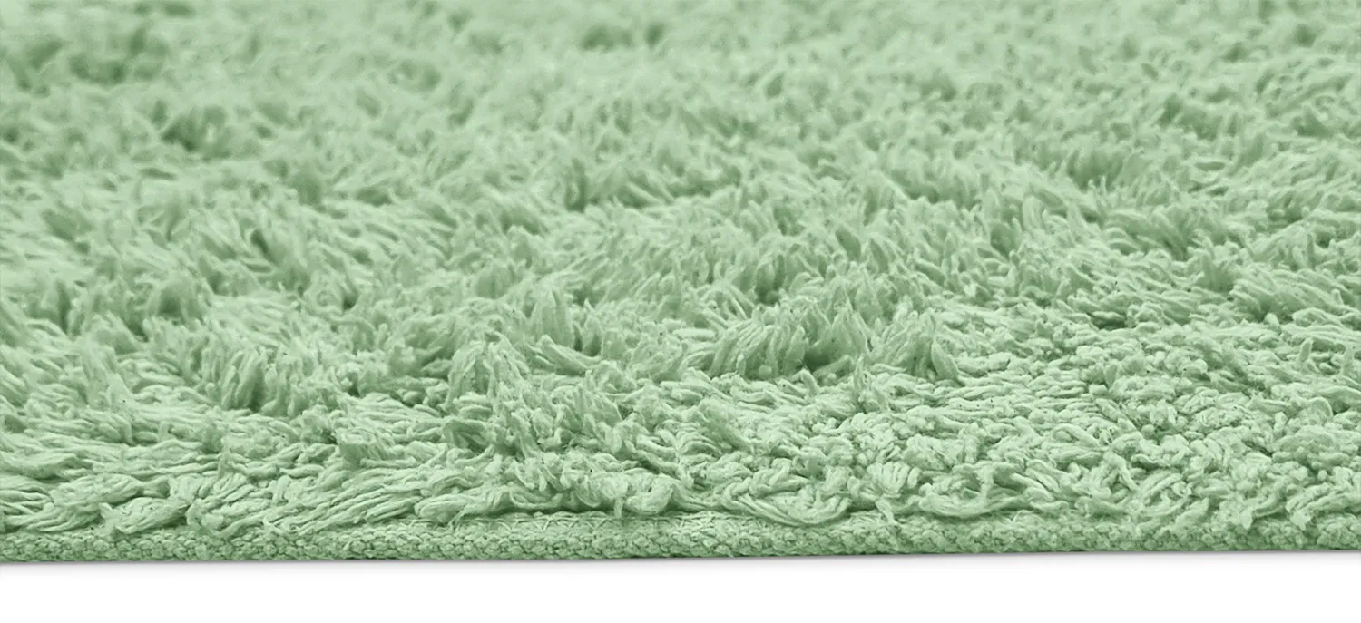 Dywany shaggy - Alba Natural Cotton Shaggy (jasnozielony)