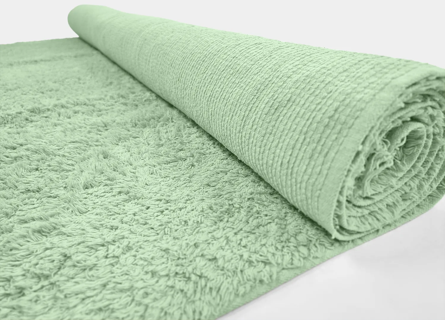 Dywany shaggy - Alba Natural Cotton Shaggy (jasnozielony)
