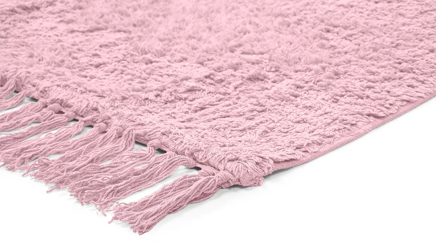 Dywany shaggy - Alba Natural Cotton Shaggy (jasnoróżowy)