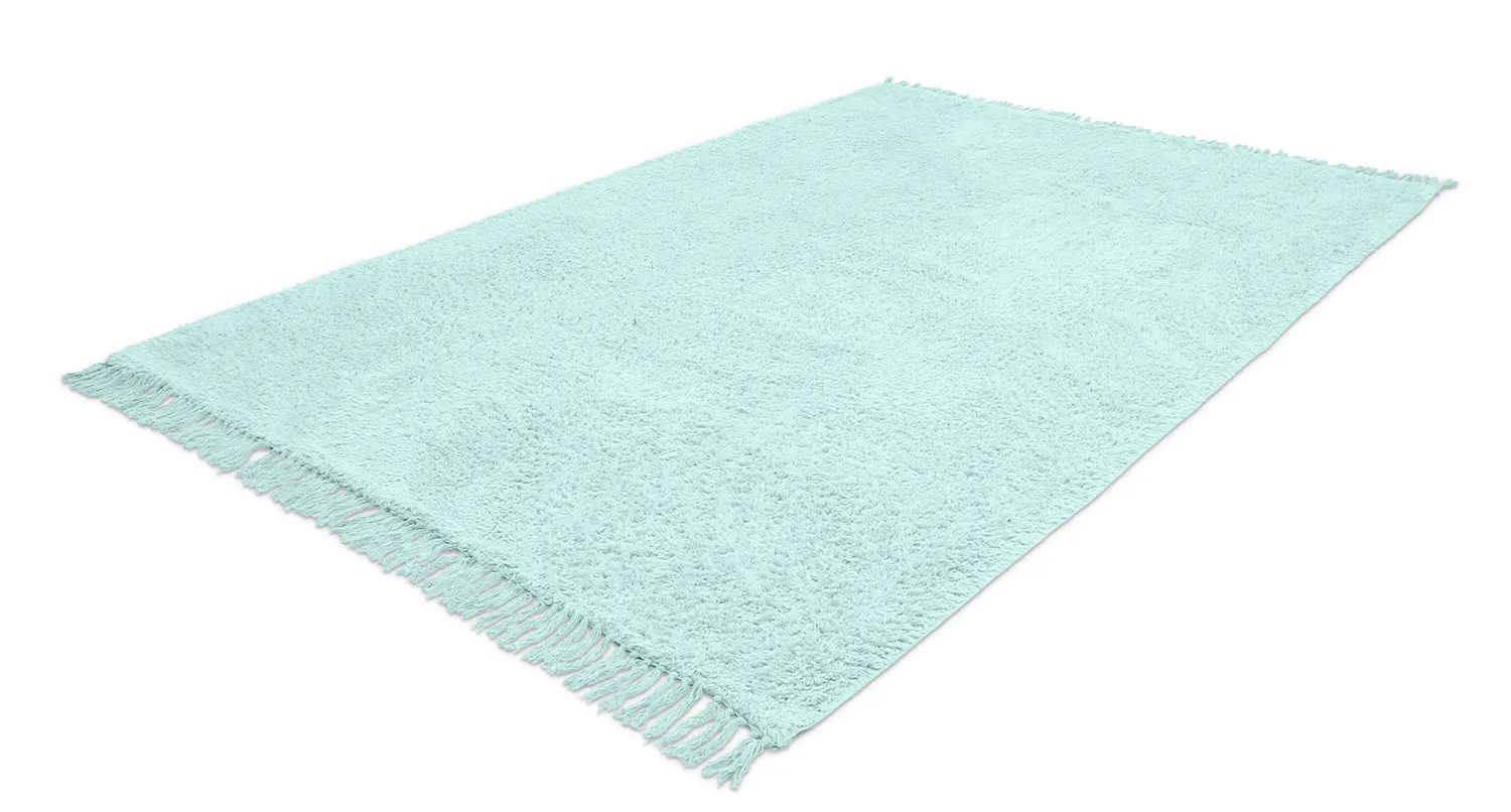 Dywany shaggy - Alba Natural Cotton Shaggy (turkus)