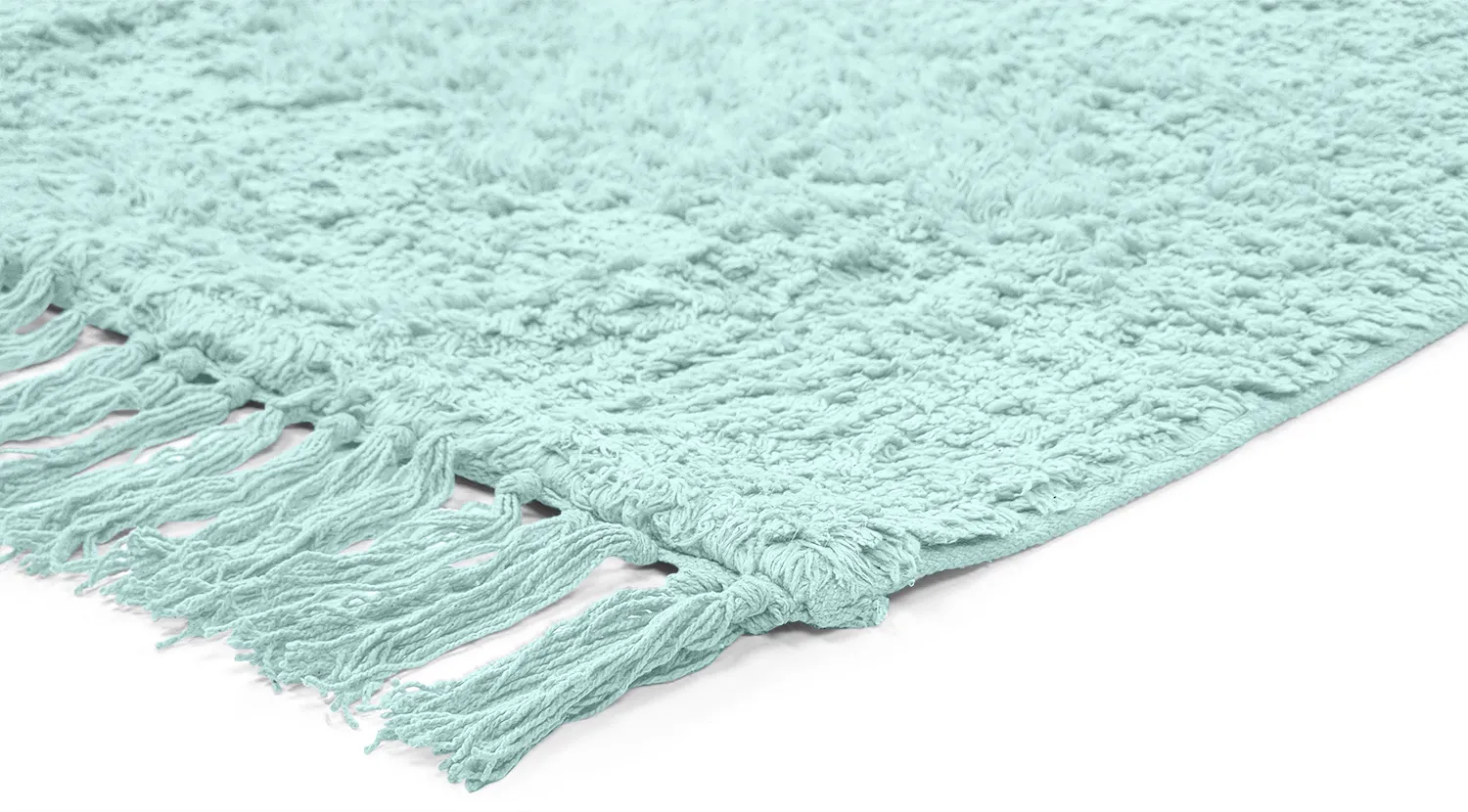 Dywany shaggy - Alba Natural Cotton Shaggy (turkus)