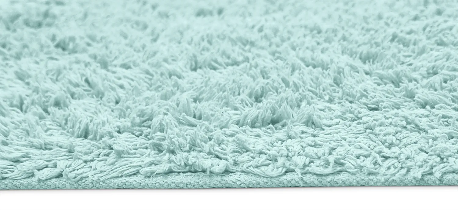 Dywany shaggy - Alba Natural Cotton Shaggy (turkus)