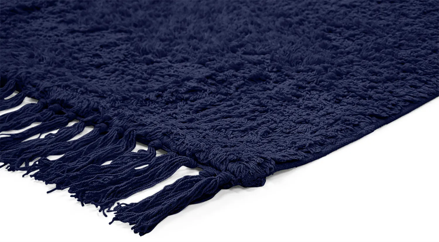 Dywany shaggy - Alba Natural Cotton Shaggy (ciemny niebieski)