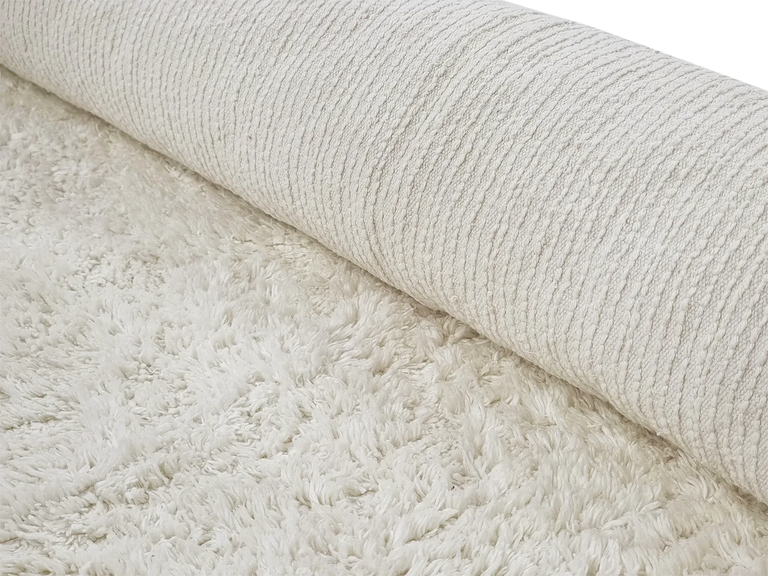 Dywany shaggy - Sion Natural Cotton Shaggy (offwhite)