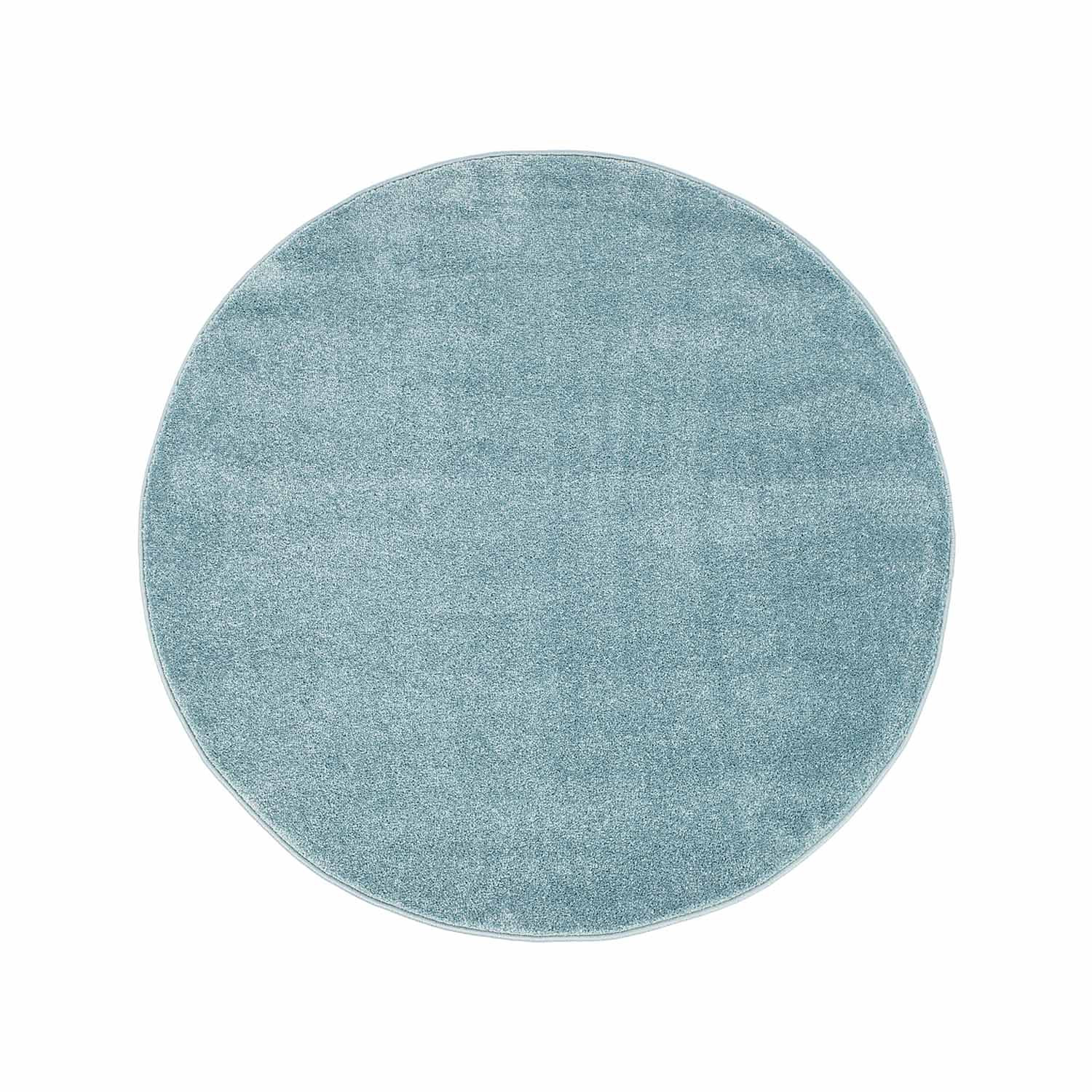 Okrągły dywan - Moda (niebieski)