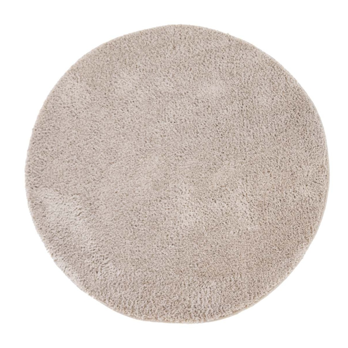 Okrągły dywan - Soft Shine (beżowy)