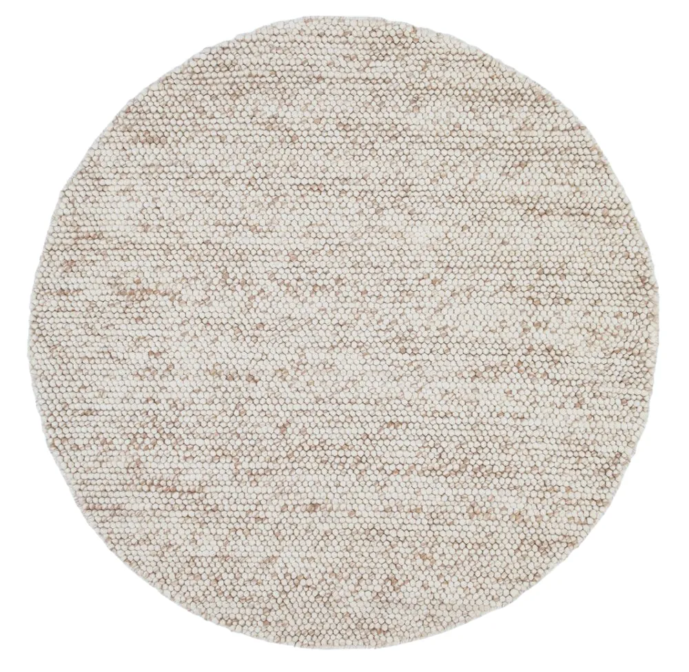 Okrągły dywan - Avafors Wool Bubble (natural)