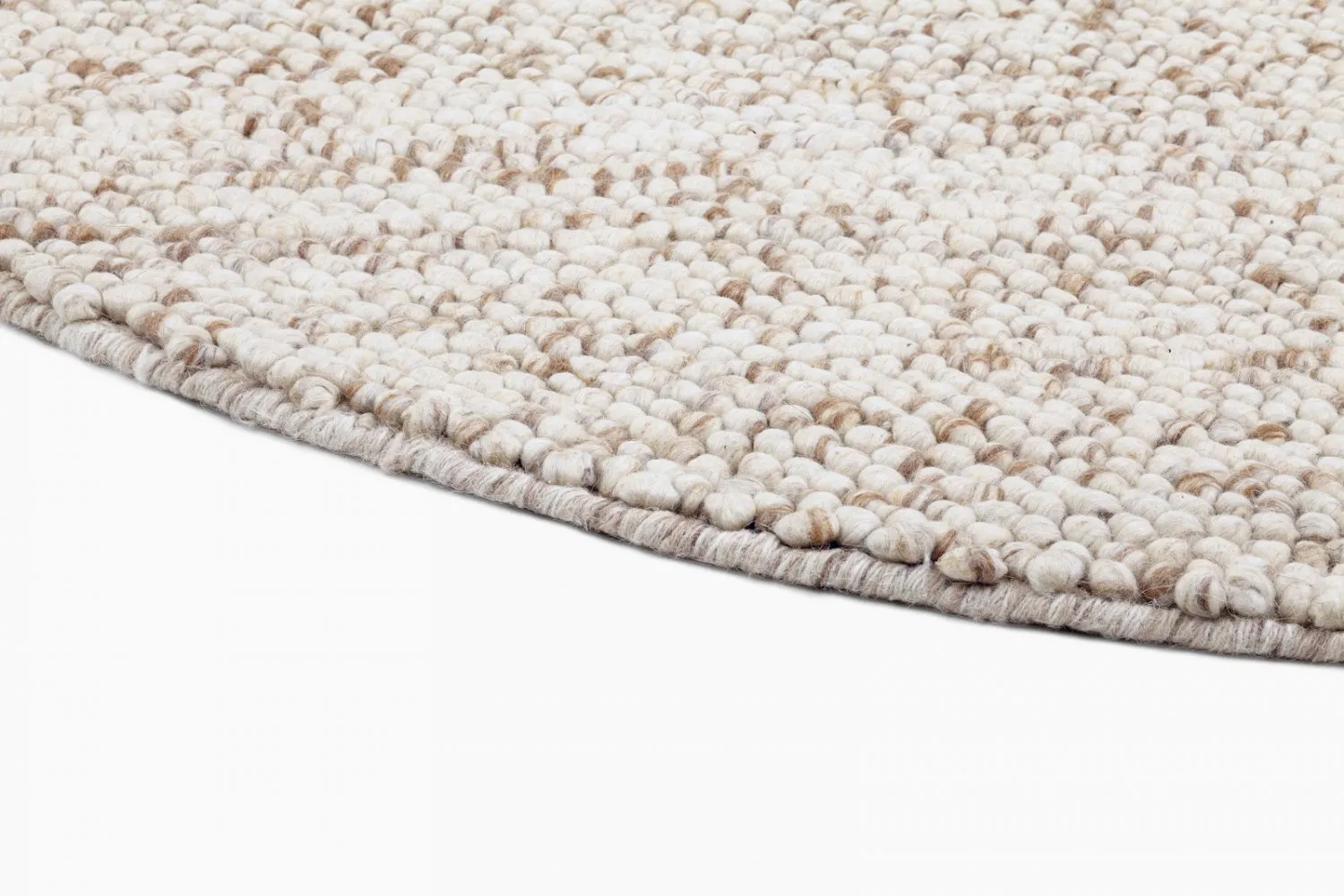 Okrągły dywan - Avafors Wool Bubble (natural)