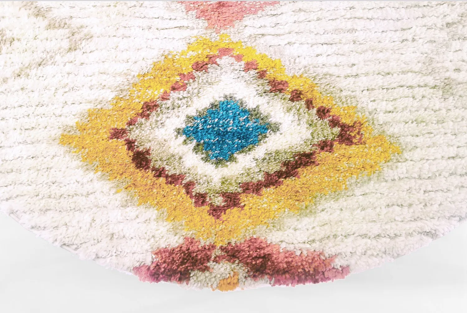 Okrągły dywan - Macchia (beige/multi)