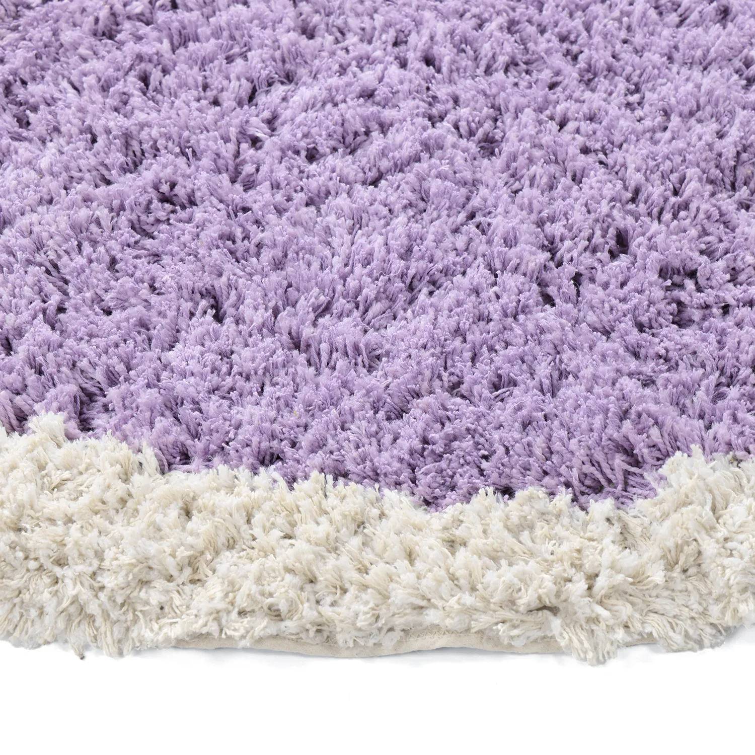 Okrągły dywan - Naousa Natural Cotton Shaggy (wielokolorowy)