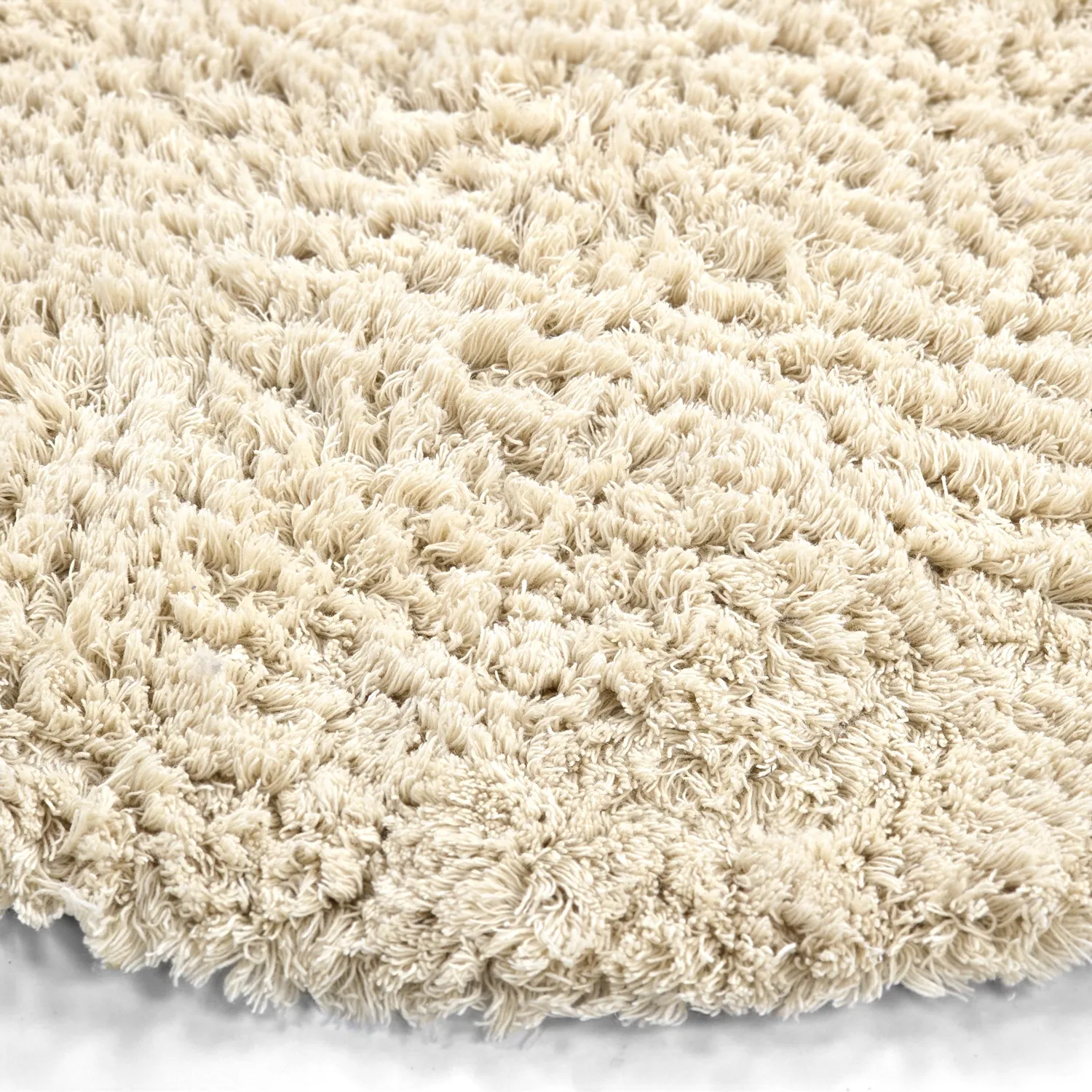Okrągły dywan - Aliste Wool Shaggy (alabaster gleam)