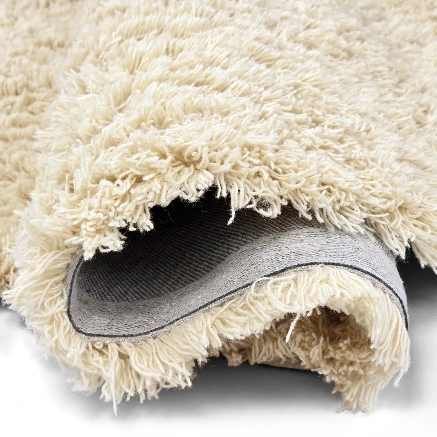 Okrągły dywan - Aliste Wool Shaggy (alabaster gleam)