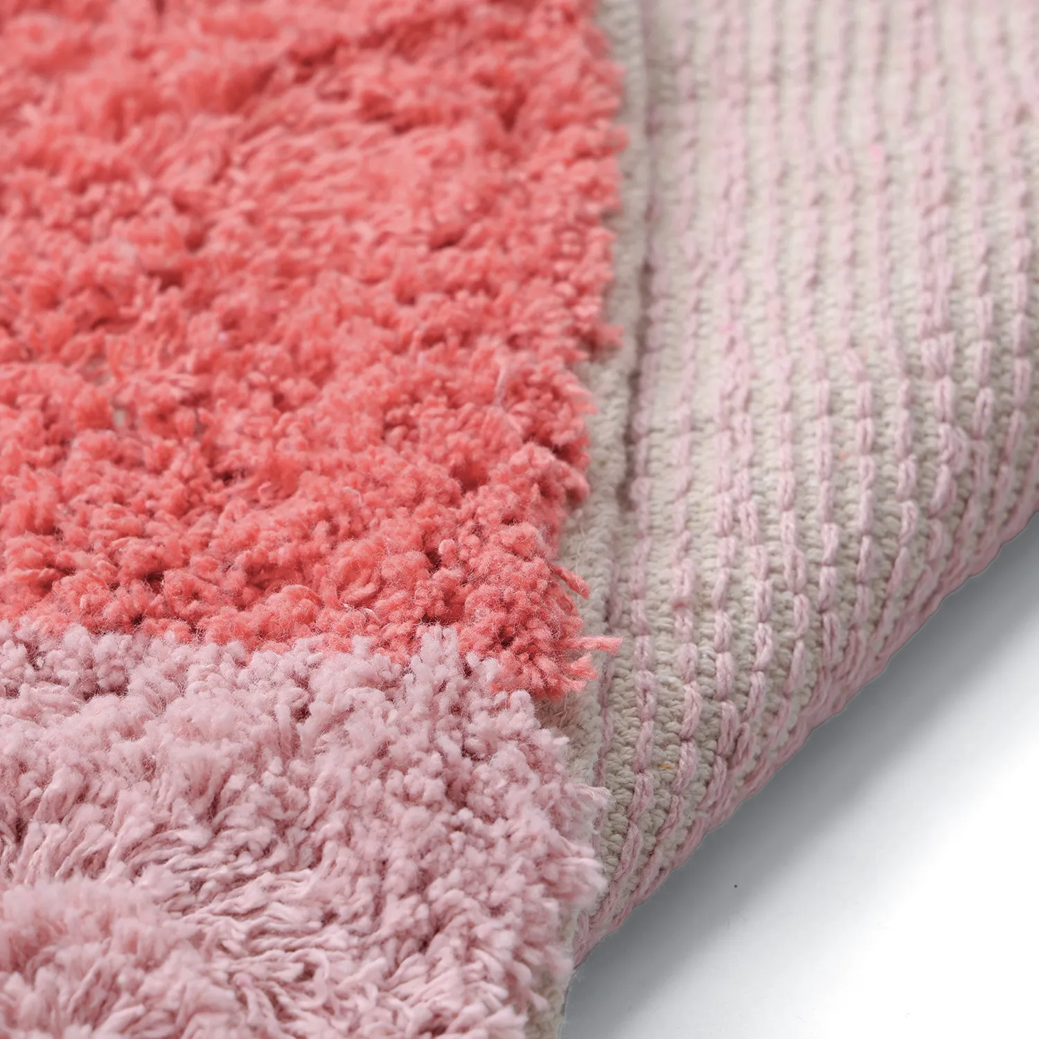 Dywany shaggy - Amira Natural Cotton Shaggy (różowy)