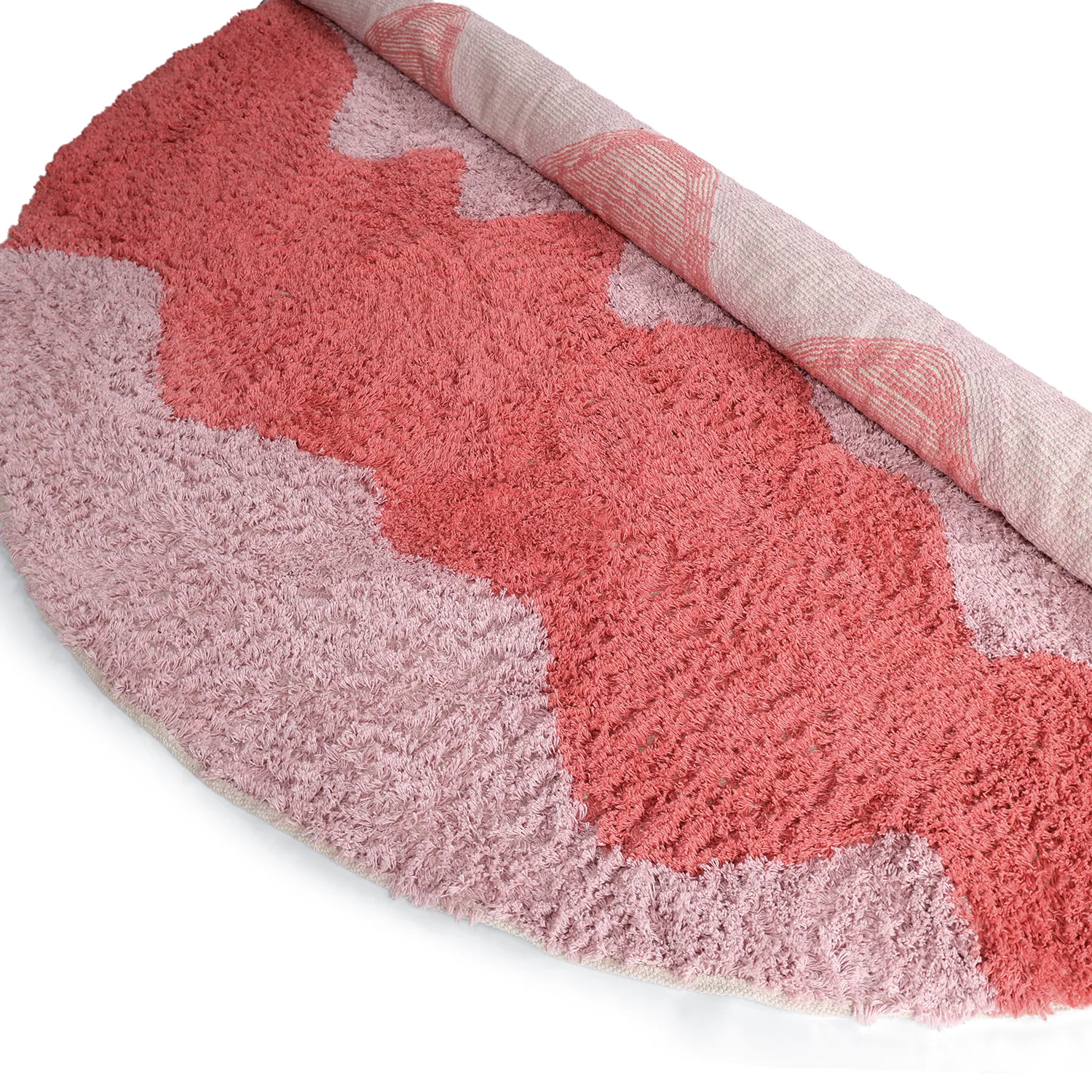 Dywany shaggy - Amira Natural Cotton Shaggy (różowy)