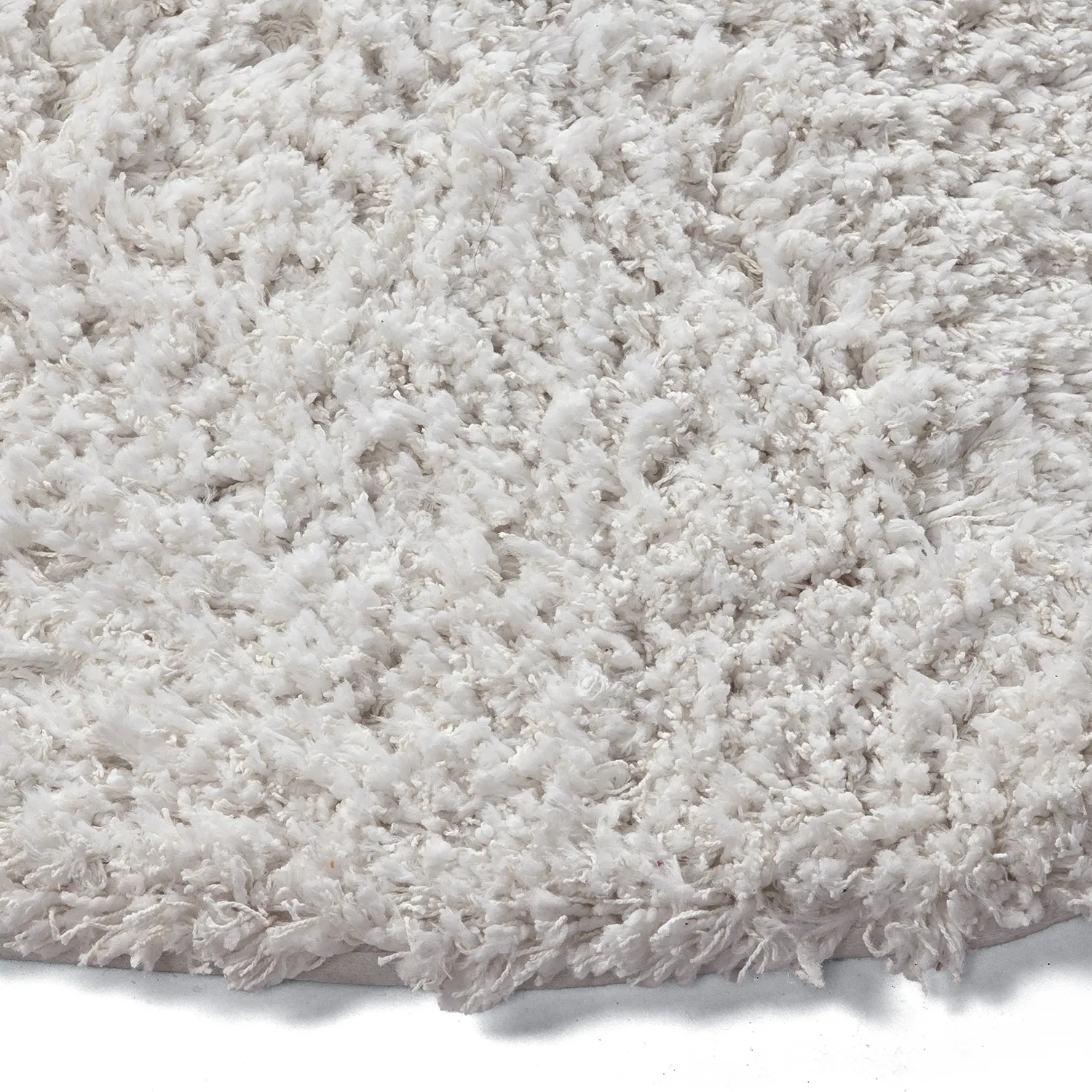 Okrągły dywan - Combarro Solid Cotton Shaggy (krem)
