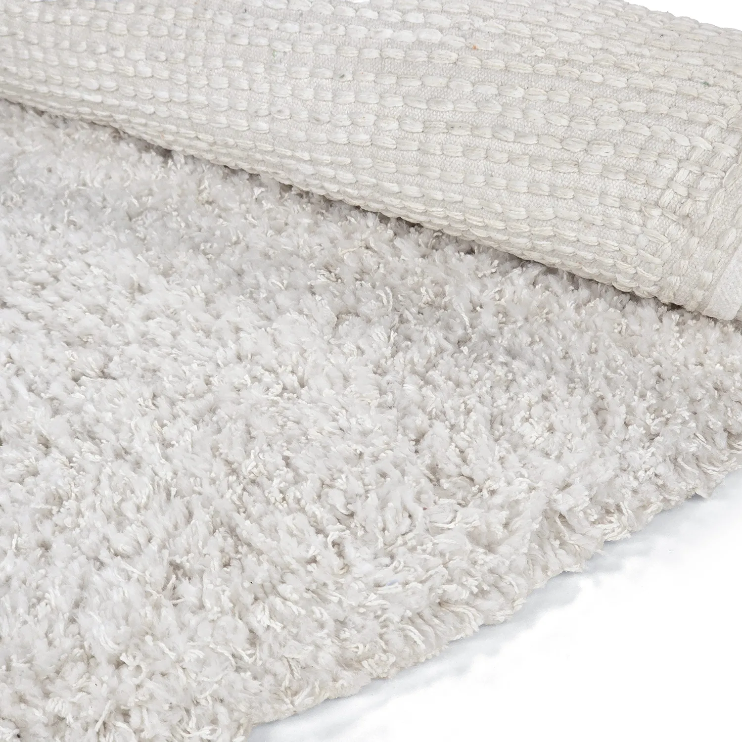 Okrągły dywan - Combarro Solid Cotton Shaggy (krem)