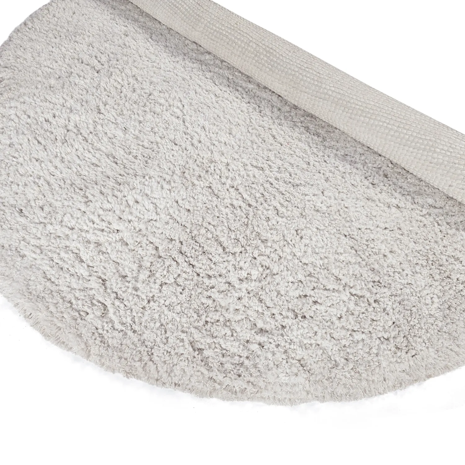 Okrągły dywan - Combarro Solid Cotton Shaggy (krem)