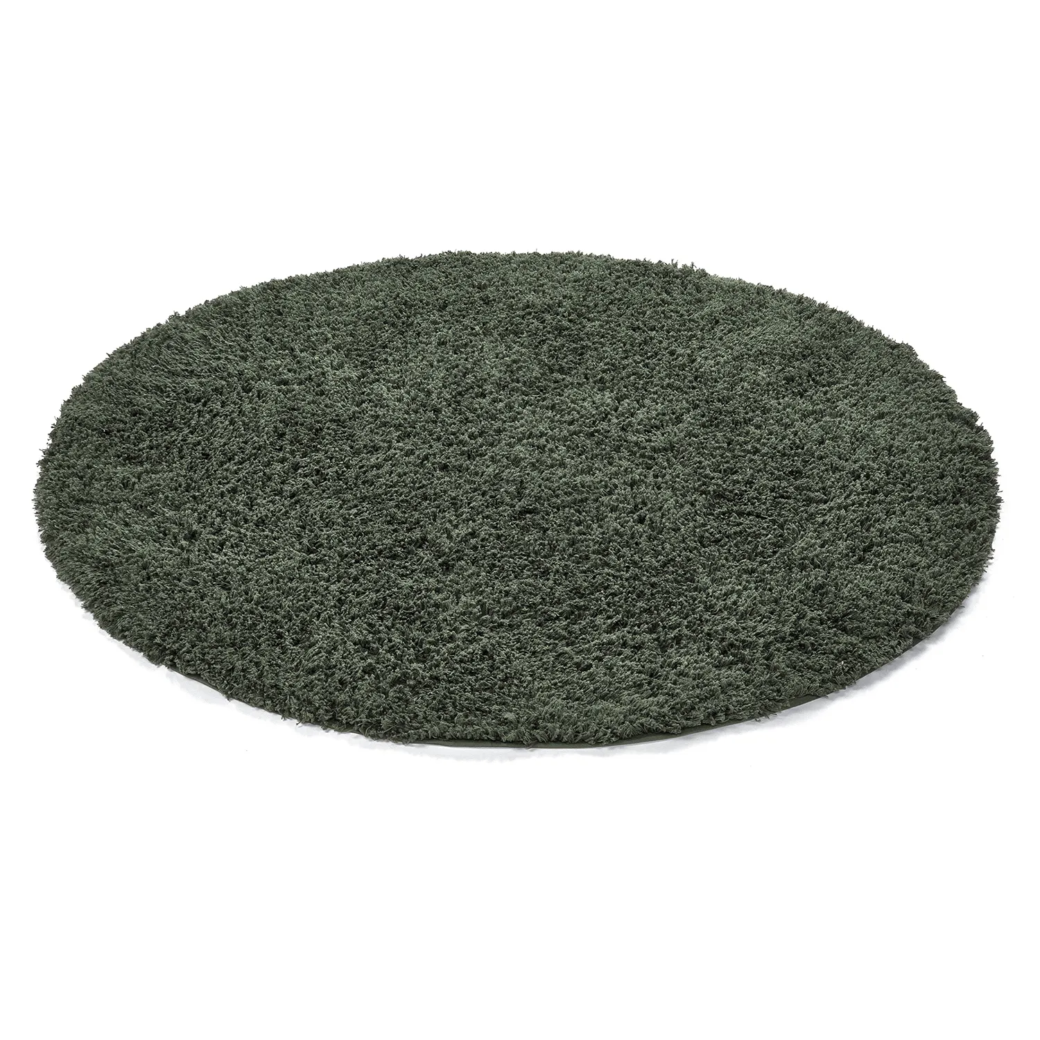 Okrągły dywan - Combarro Solid Cotton Shaggy (zielony)