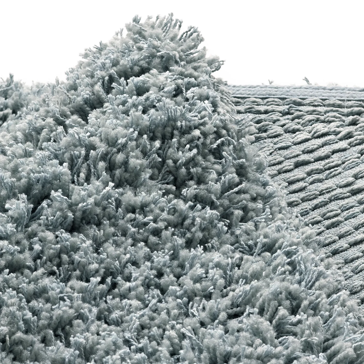 Okrągły dywan - Combarro Solid Cotton Shaggy (jasnoniebieski)