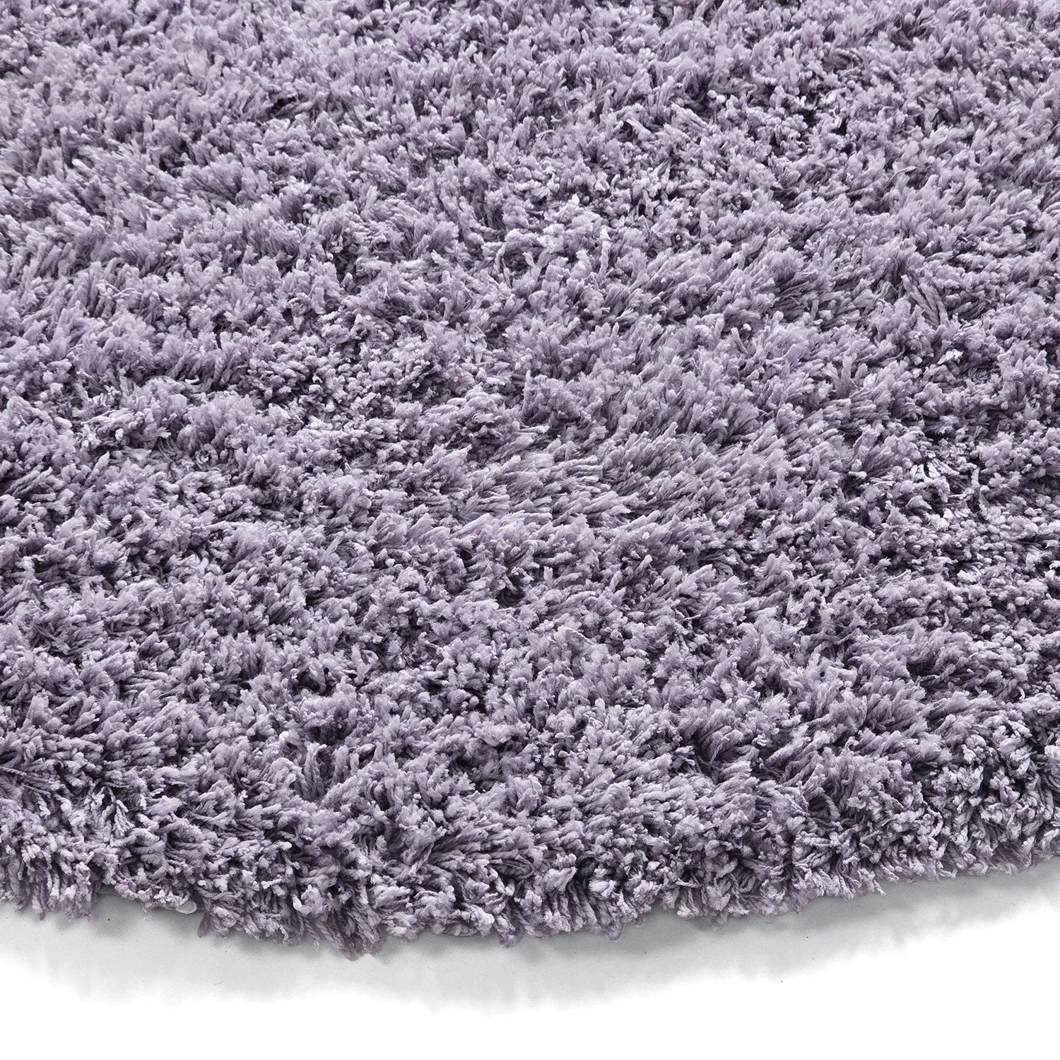 Okrągły dywan - Combarro Solid Cotton Shaggy (jasnofioletowy)