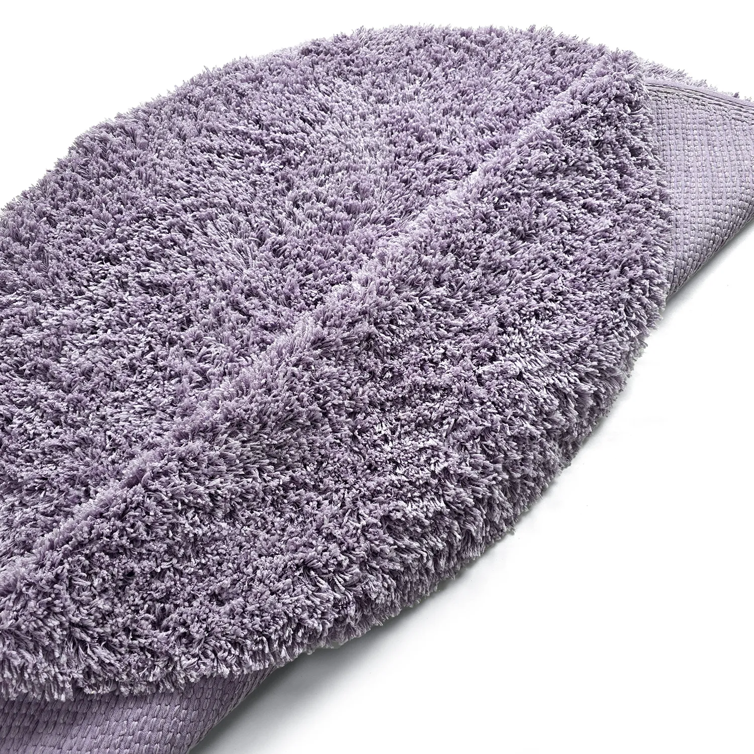 Okrągły dywan - Combarro Solid Cotton Shaggy (jasnofioletowy)