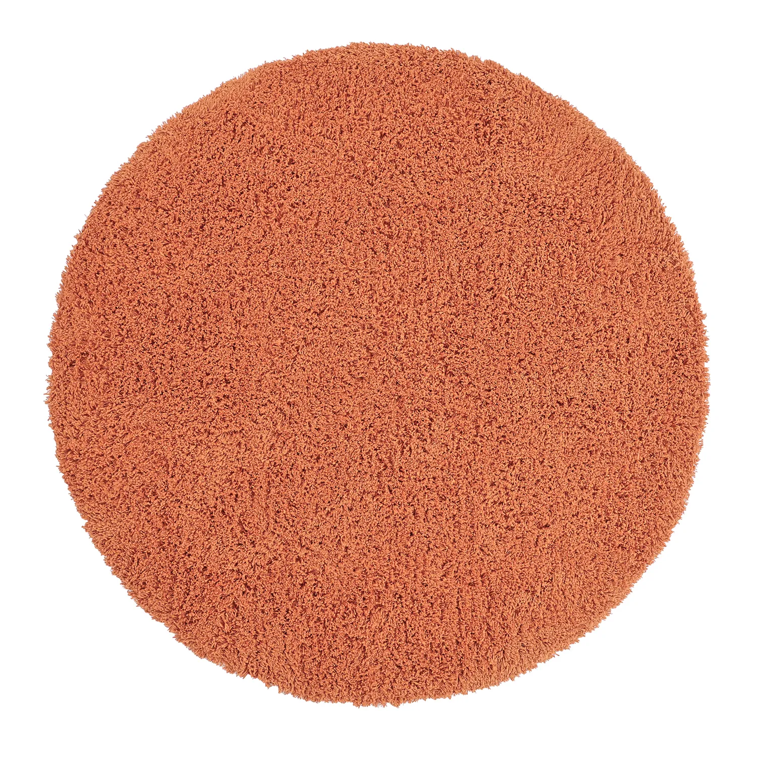 Okrągły dywan - Combarro Solid Cotton Shaggy (jasnopomarańczowy)