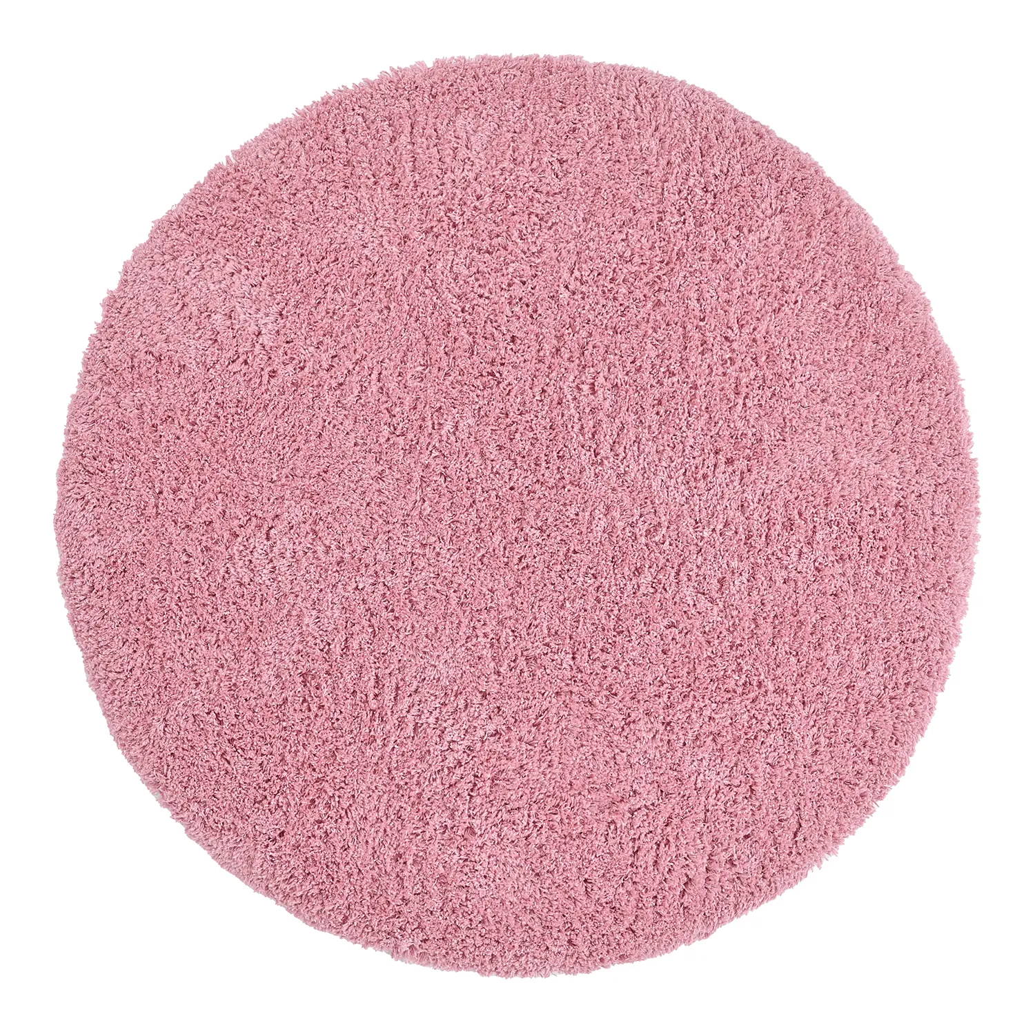 Okrągły dywan - Combarro Solid Cotton Shaggy (jasnoróżowy)