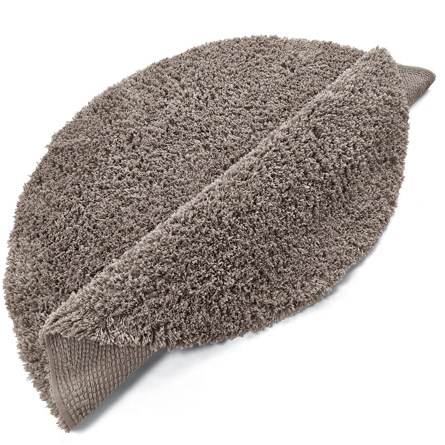 Okrągły dywan - Combarro Solid Cotton Shaggy (taupe)