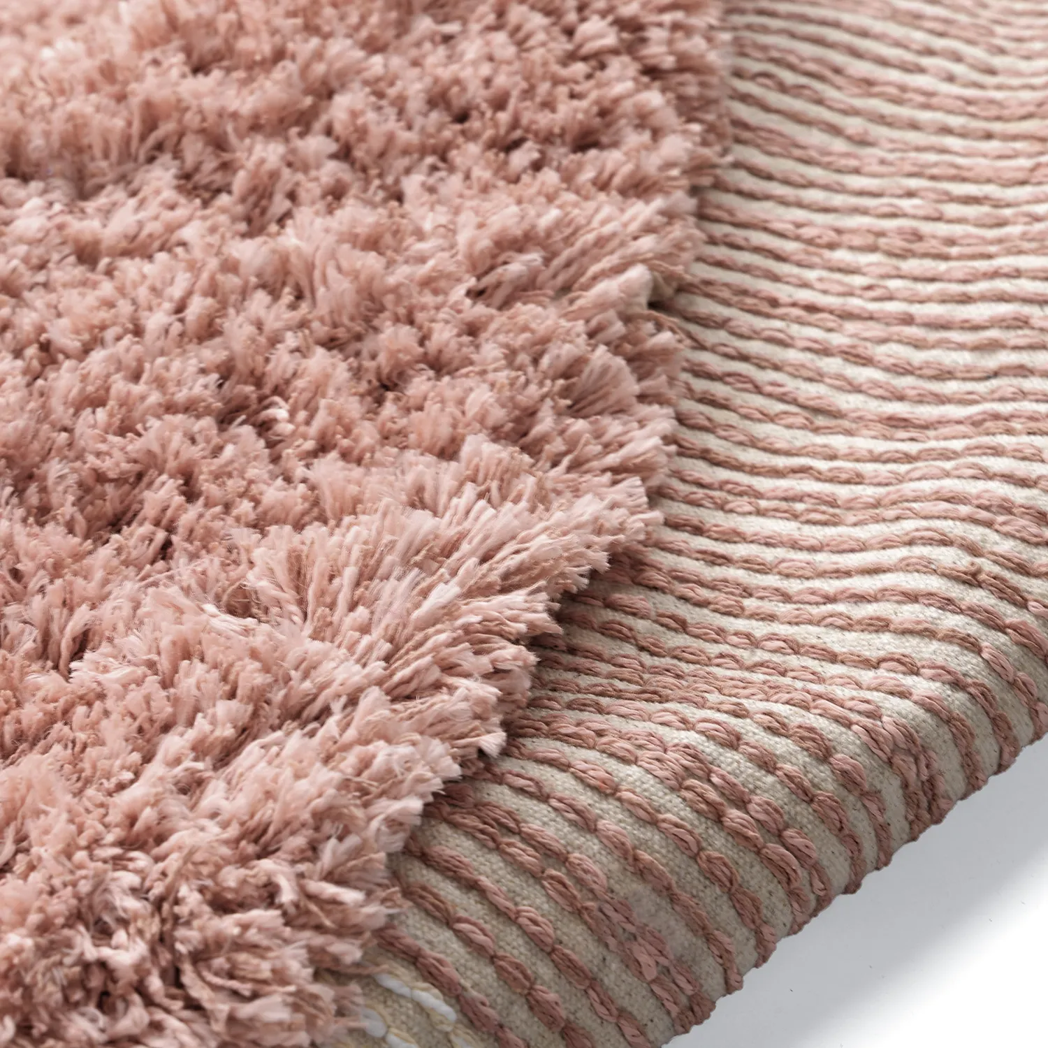 Okrągły dywan - Perast Natural Cotton Shaggy (wielokolorowy)