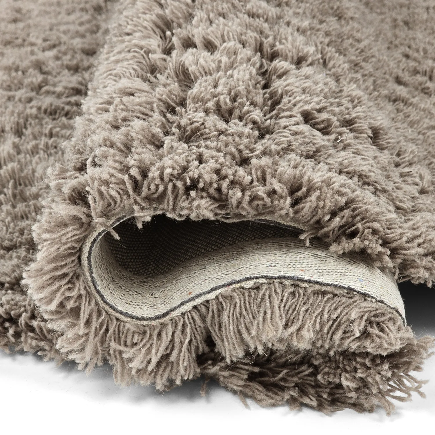 Okrągły dywan - Aliste Wool Shaggy (brązowy)