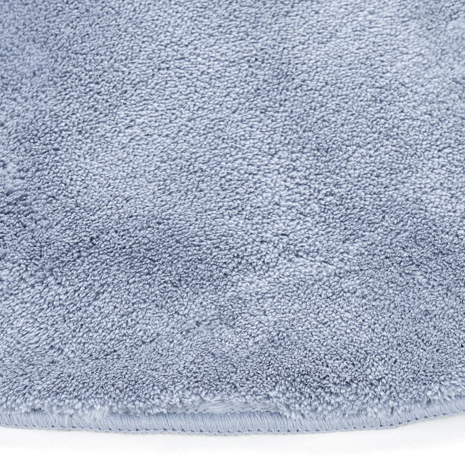 Okrągły dywan - Aranga Super Soft Fur (stalowy niebieski)