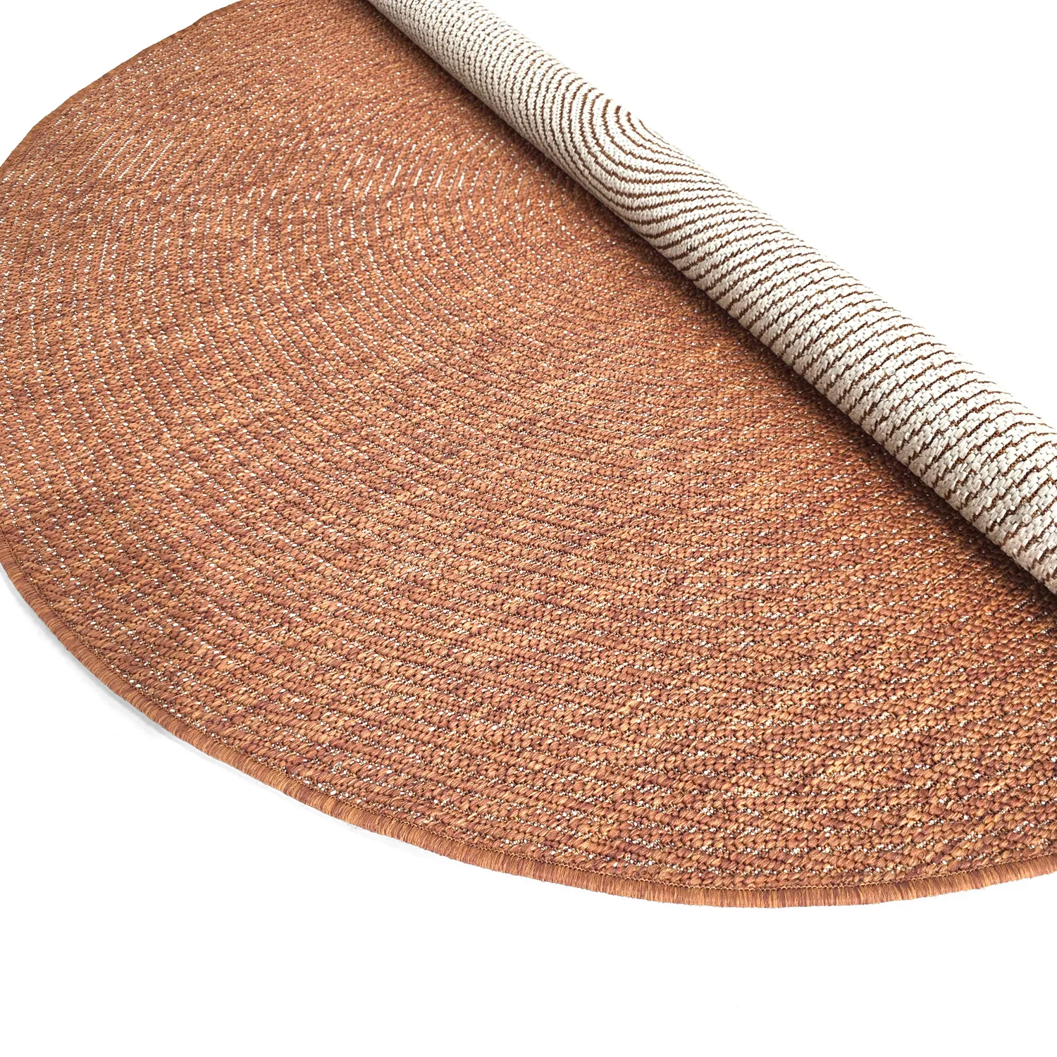 Okrągły dywan - Indoor/Outdoor Arlo (pomarańczowy)