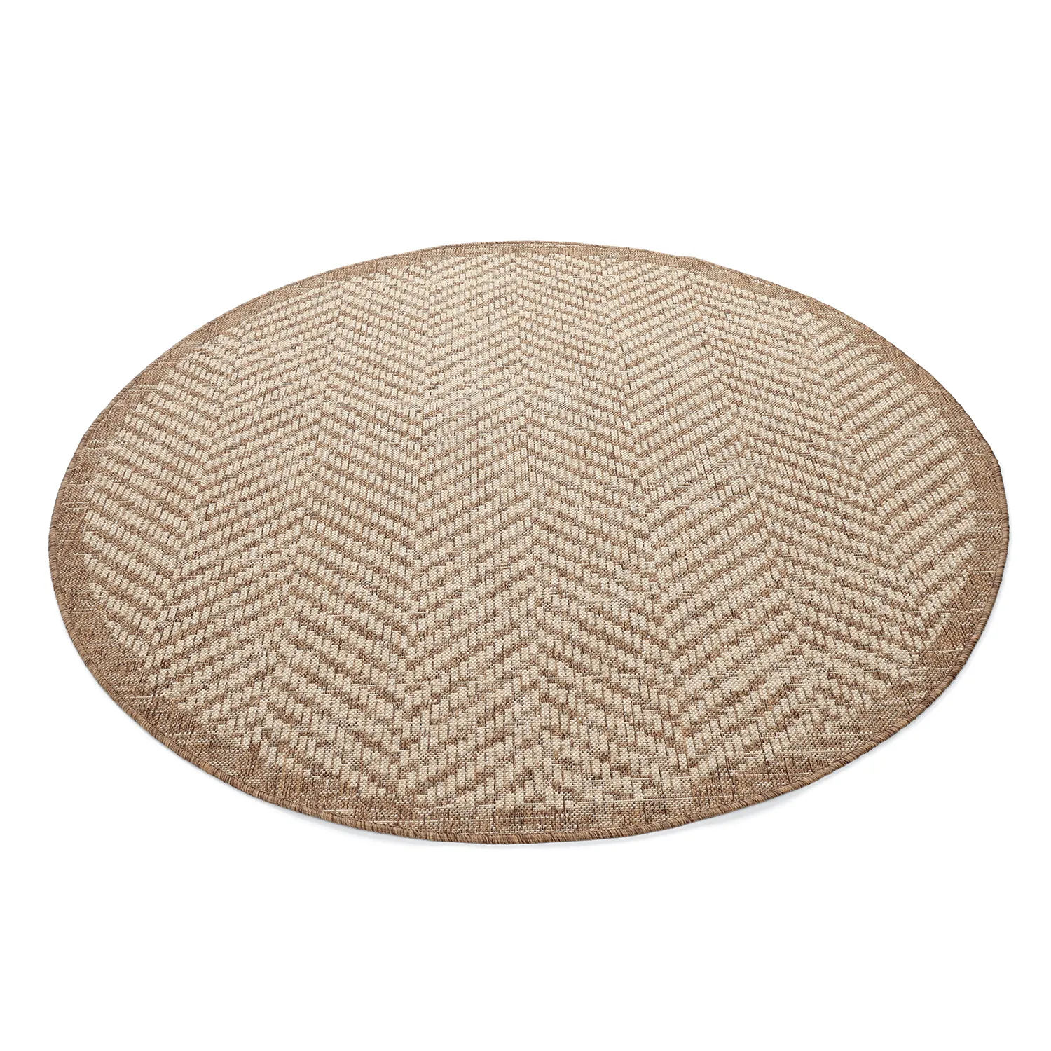 Okrągły dywan - Indoor/Outdoor Donora (brązowy)