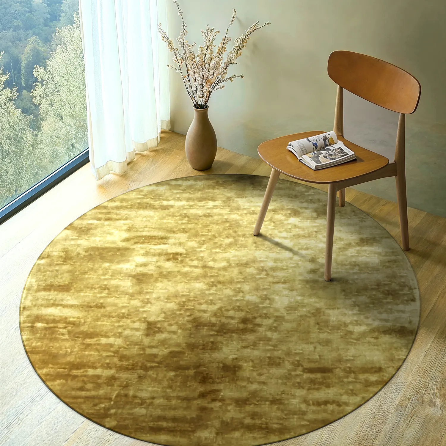 Okrągły dywan - Jodhpur Special Luxury Edition (gold)