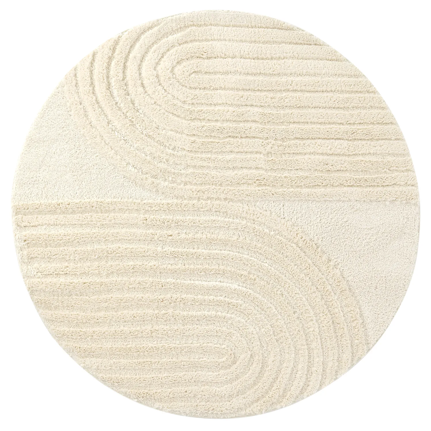 Okrągły dywan - Evora (offwhite)