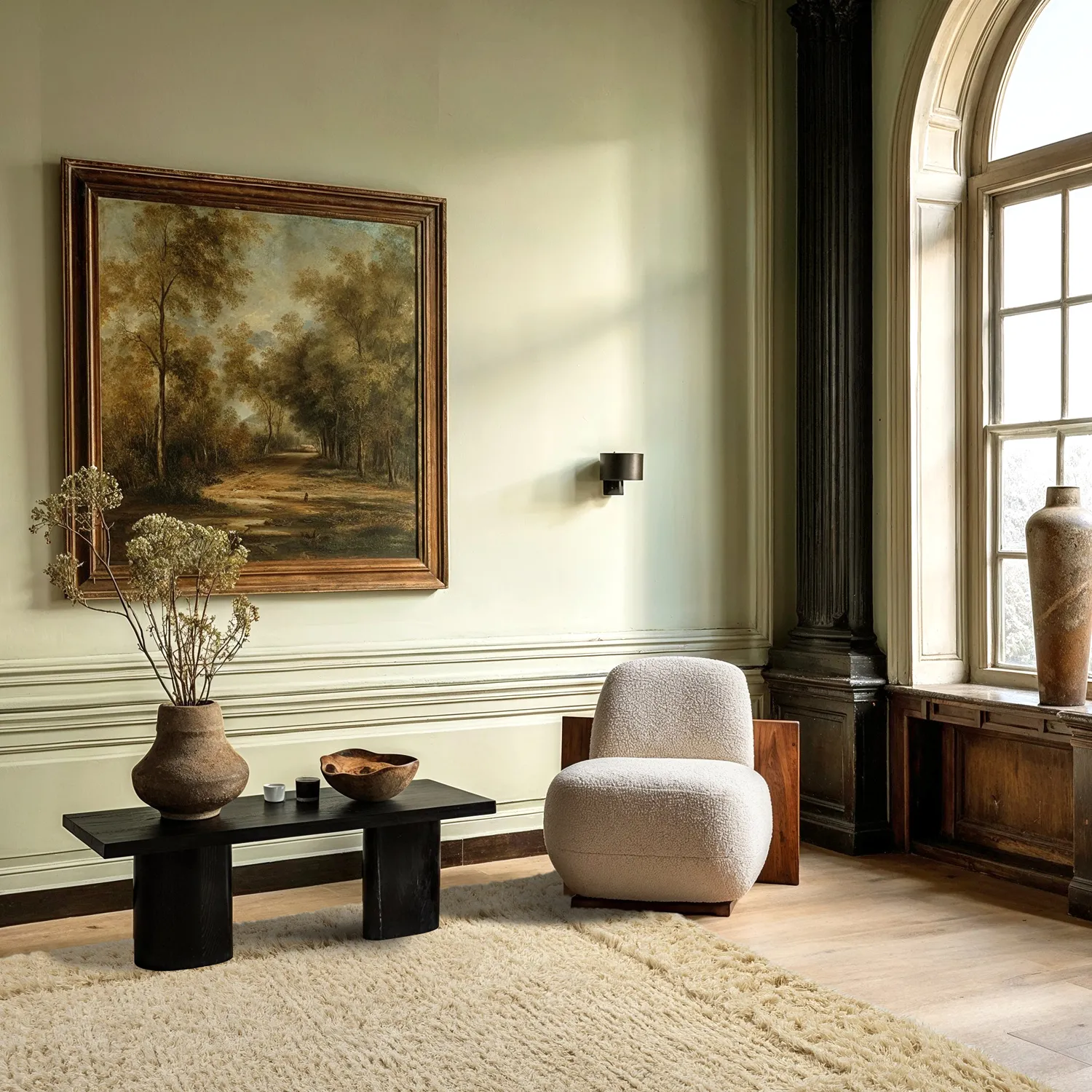 Dywany shaggy - Melilla Hand Woven Wool Shaggy (natura)