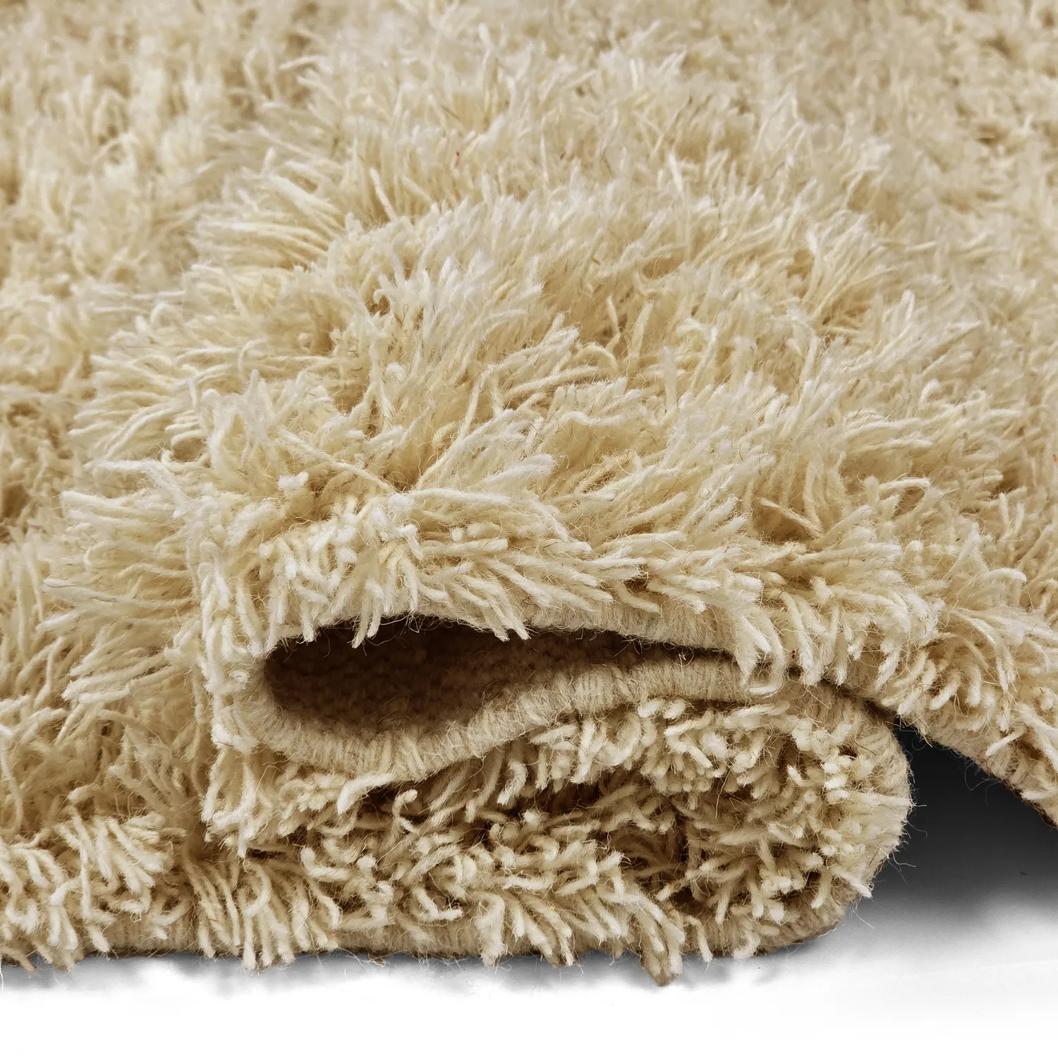 Dywany shaggy - Melilla Hand Woven Wool Shaggy (natura)