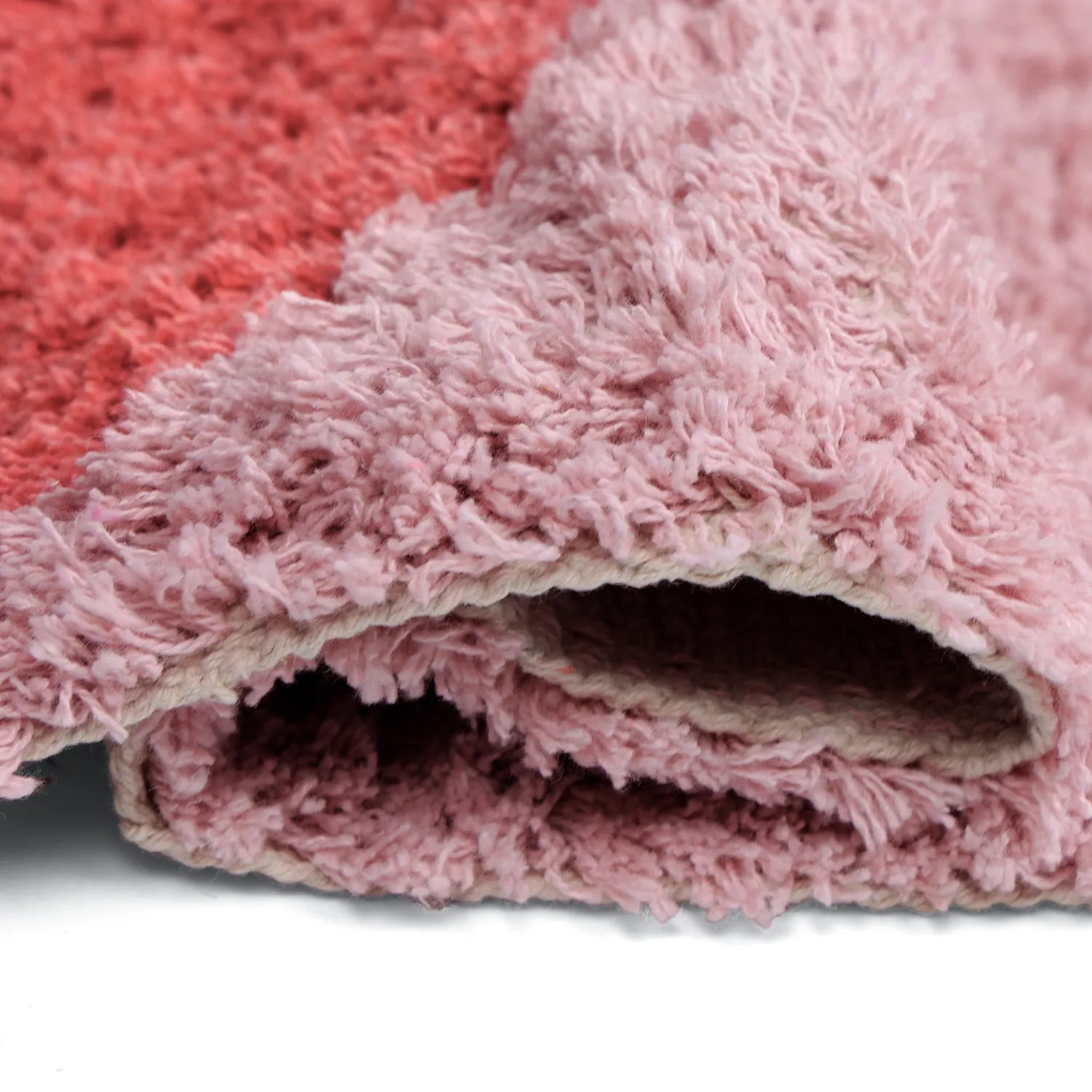 Dywany shaggy - Amira Natural Cotton Shaggy (różowy)