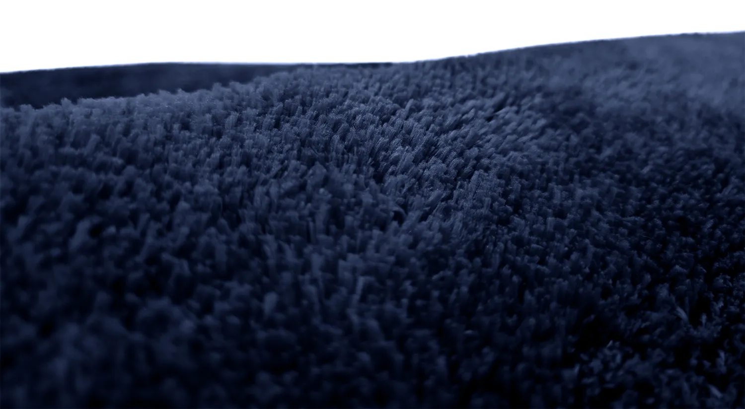 Okrągły dywan - Aranga Super Soft Fur (ciemny niebieski)