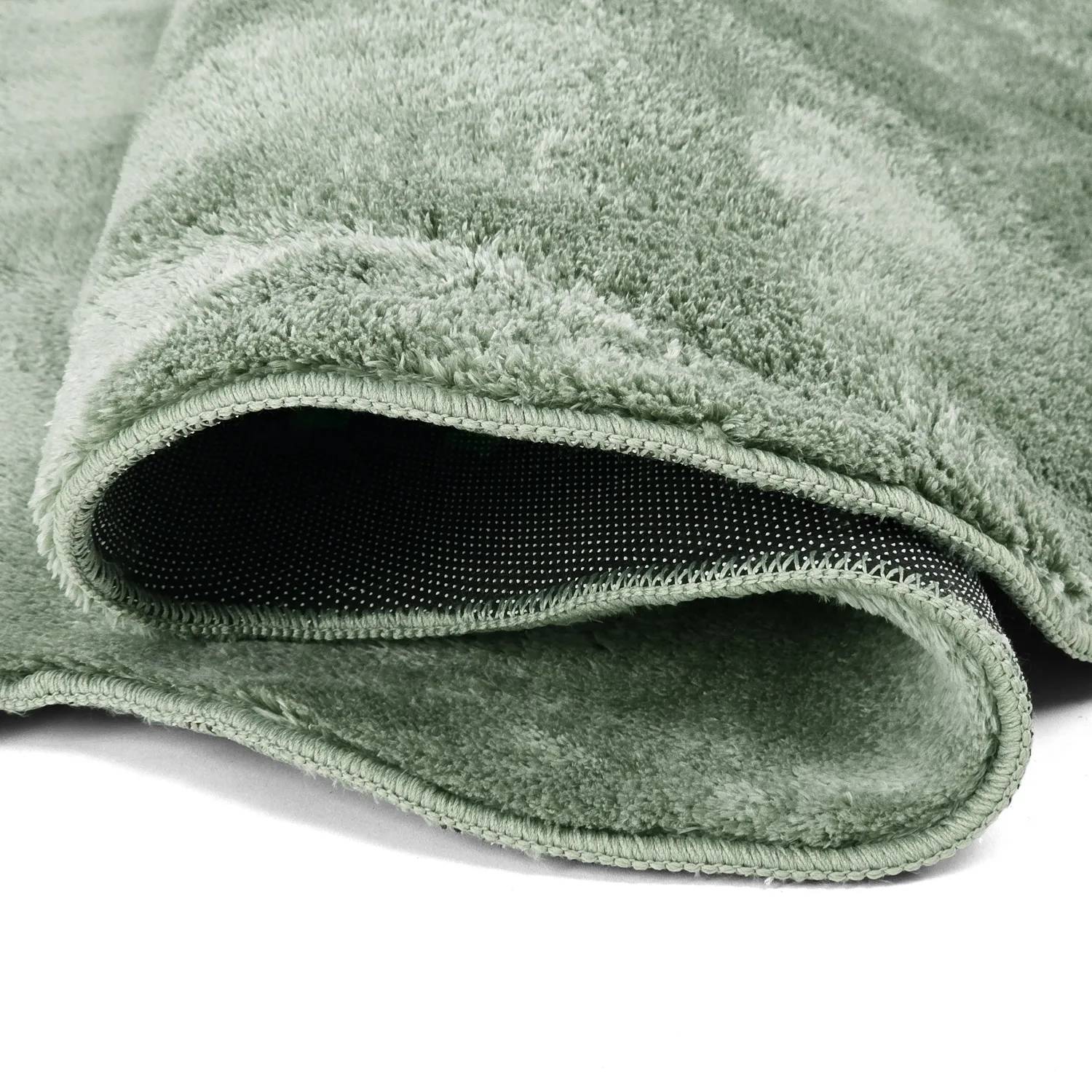 Falisty dywan shaggy - Aranga Super Soft Fur (zielony)